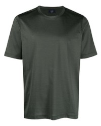 Мужская оливковая футболка с круглым вырезом от Barba