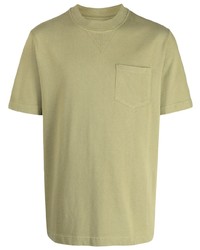 Мужская оливковая футболка с круглым вырезом от Barbour