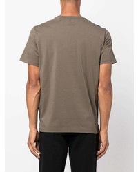 Мужская оливковая футболка с круглым вырезом от Parajumpers