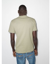 Мужская оливковая футболка с круглым вырезом от Belstaff