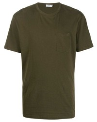 Мужская оливковая футболка с круглым вырезом от Closed