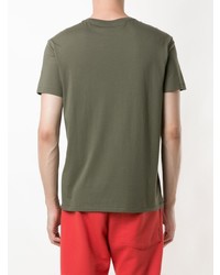 Мужская оливковая футболка с круглым вырезом от OSKLEN