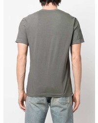 Мужская оливковая футболка с круглым вырезом от James Perse
