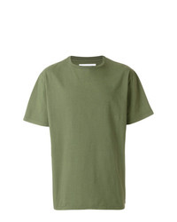 Мужская оливковая футболка с круглым вырезом от Department 5