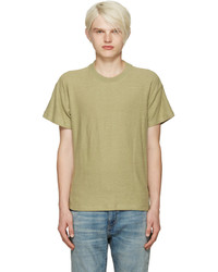 Мужская оливковая футболка с круглым вырезом от Fanmail
