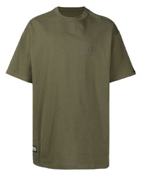 Мужская оливковая футболка с круглым вырезом от Izzue