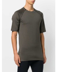 Мужская оливковая футболка с круглым вырезом от Y-3