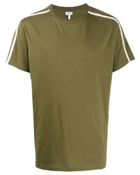 Мужская оливковая футболка с круглым вырезом от Loewe