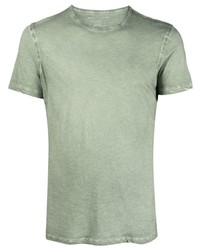 Мужская оливковая футболка с круглым вырезом от Majestic Filatures
