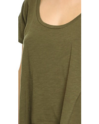 Женская оливковая футболка с круглым вырезом от NSF