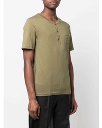 Мужская оливковая футболка с круглым вырезом от N°21