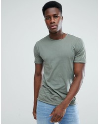 Мужская оливковая футболка с круглым вырезом от ONLY & SONS