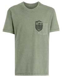 Мужская оливковая футболка с круглым вырезом от OSKLEN