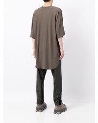 Мужская оливковая футболка с круглым вырезом от Julius