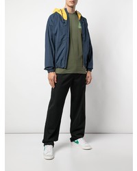 Мужская оливковая футболка с круглым вырезом от Palace