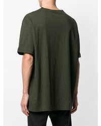 Мужская оливковая футболка с круглым вырезом от Vivienne Westwood