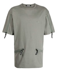 Мужская оливковая футболка с круглым вырезом от Spoonyard