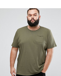 Мужская оливковая футболка с круглым вырезом от Tokyo Laundry