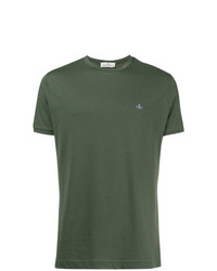 Мужская оливковая футболка с круглым вырезом от Vivienne Westwood