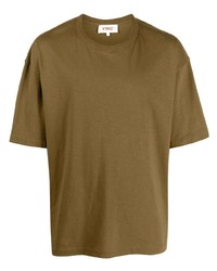 Мужская оливковая футболка с круглым вырезом от YMC