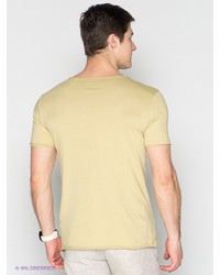 Мужская оливковая футболка с принтом от Meltin Pot