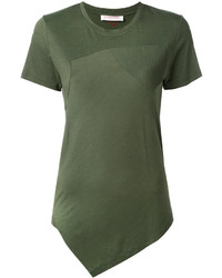 Женская оливковая футболка от A.F.Vandevorst