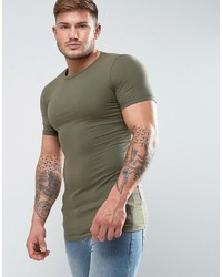 Мужская оливковая футболка от Asos