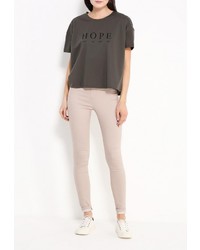 Женская оливковая футболка от Befree