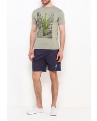 Мужская оливковая футболка от Bruebeck