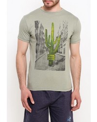 Мужская оливковая футболка от Bruebeck