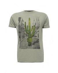 Мужская оливковая футболка от Bruebeck