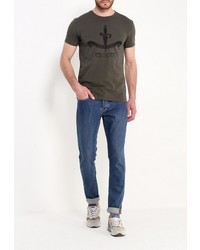 Мужская оливковая футболка от Cesare Paciotti