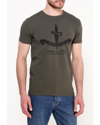 Мужская оливковая футболка от Cesare Paciotti