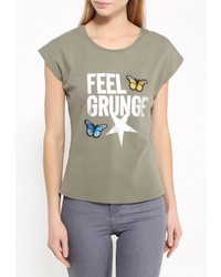 Женская оливковая футболка от Chic Chic