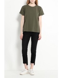 Женская оливковая футболка от Cocos