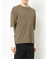 Мужская оливковая футболка от EN ROUTE