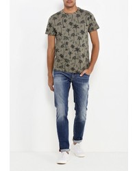 Мужская оливковая футболка от E-Bound