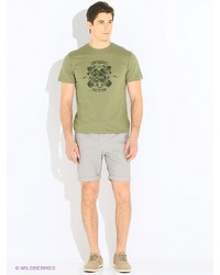 Мужская оливковая футболка от F5