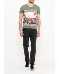 Мужская оливковая футболка от Fresh