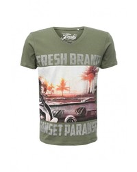 Мужская оливковая футболка от Fresh