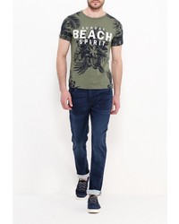 Мужская оливковая футболка от Fresh