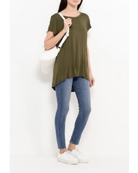 Женская оливковая футболка от Gap