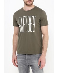 Мужская оливковая футболка от Gap