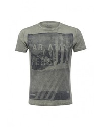 Мужская оливковая футболка от Gas