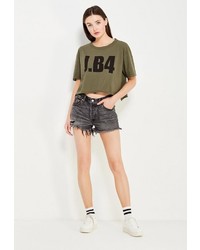 Женская оливковая футболка от J.B4