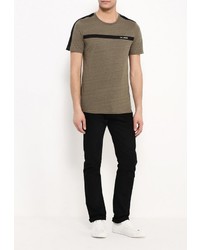 Мужская оливковая футболка от Jack &amp; Jones