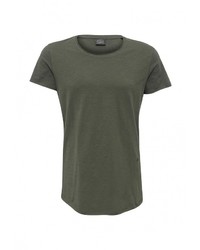 Мужская оливковая футболка от Jack &amp; Jones