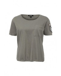 Женская оливковая футболка от Jennyfer