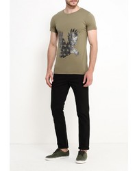 Мужская оливковая футболка от Just Key