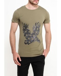 Мужская оливковая футболка от Just Key